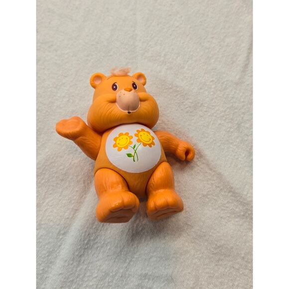 Vintage 1983 Care‎ Bears FRIEND BEAR Poseable PVC Figure AGC Hong Kong 3" - Picture 1 of 2